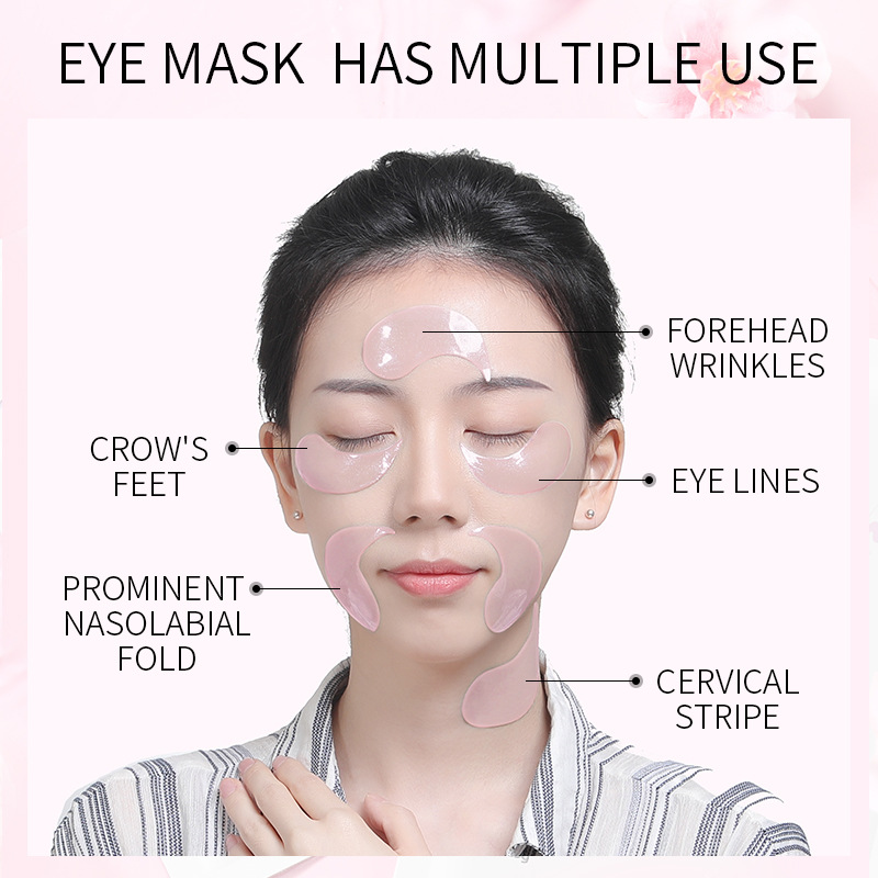 10Pcs=5Pairs Nonapeptide Sakur - Sheet Mask Collagen recension och pris