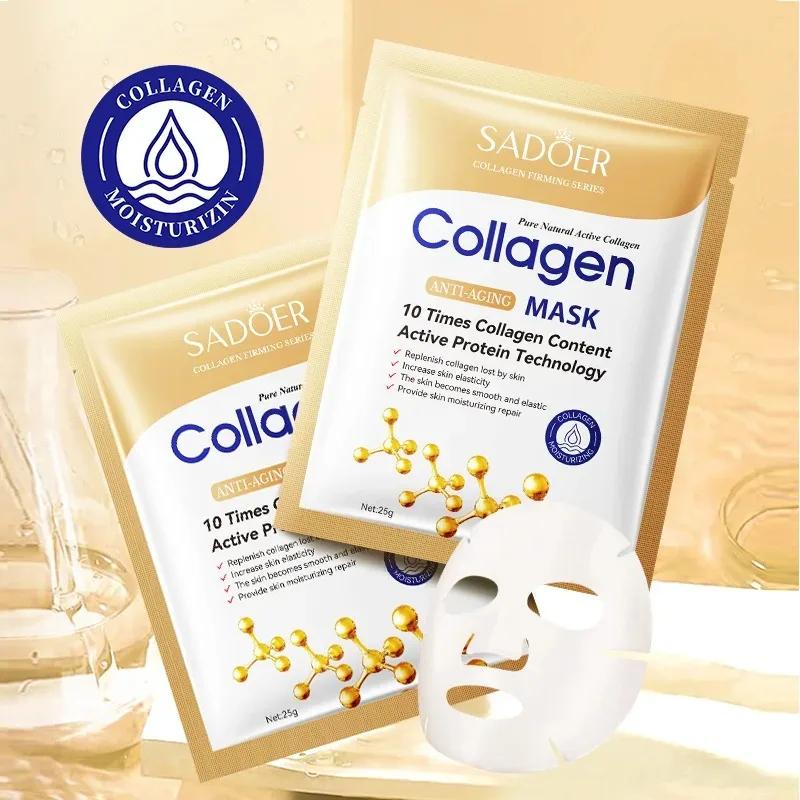 50/30/20/10pcs SADOER Collagen - Sheet Mask Collagen recension och pris