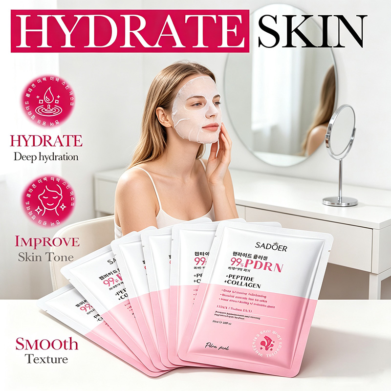 5pcs SADOER PDRN Peptide Colla - Sheet Mask Collagen recension och pris