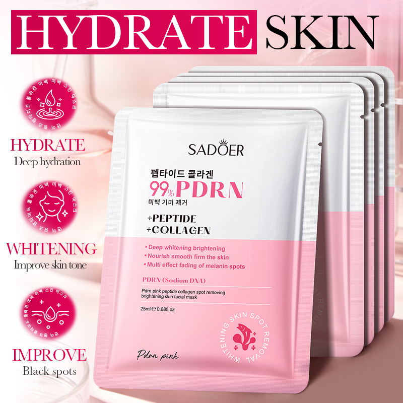 5pcs SADOER PDRN Peptide Colla - Sheet Mask Collagen recension och pris