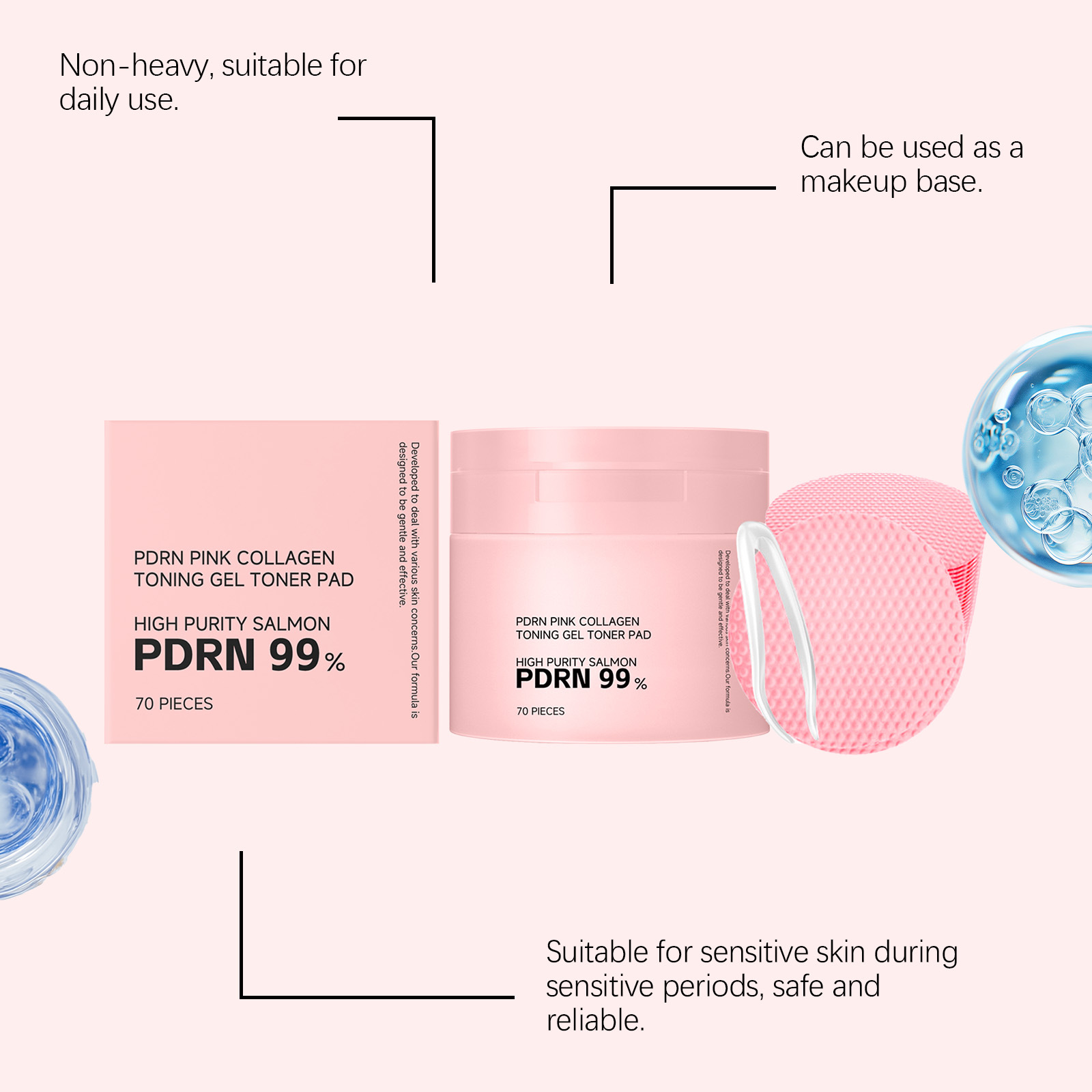 Centella Collagen Toner Pads S - Sheet Mask Collagen recension och pris