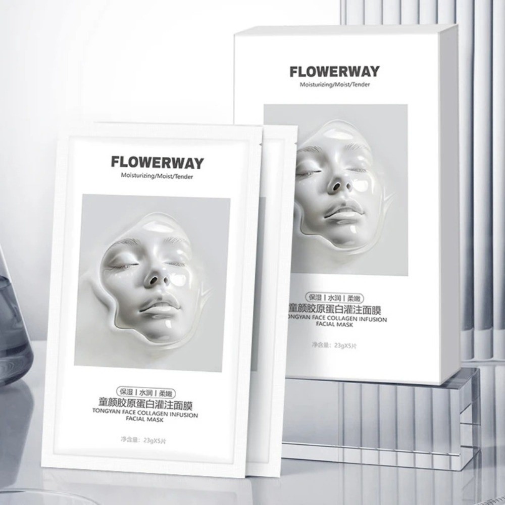 New FLOWERWAY Deep Collagen Fa - Sheet Mask Collagen recension och pris