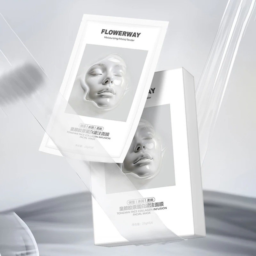 New FLOWERWAY Deep Collagen Fa - Sheet Mask Collagen recension och pris