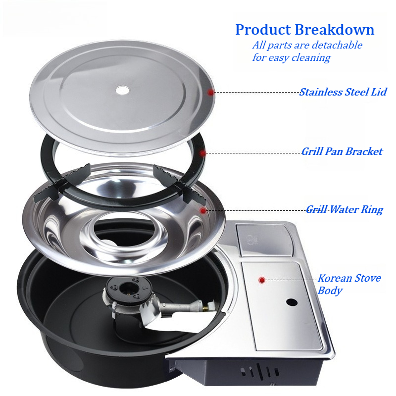 Korean Commercial Desktop Embe - Korean Bbq Grill recension och pris