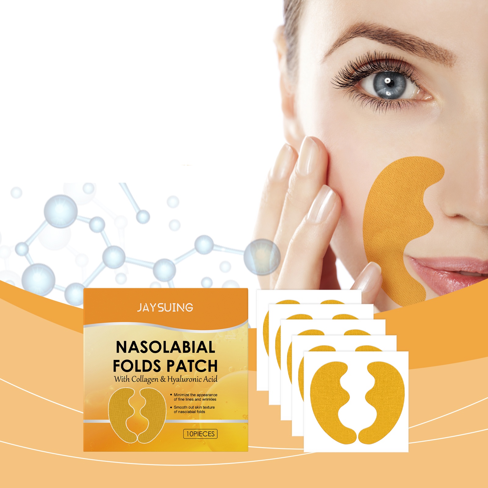 Wrinkle Removal Patch Hyaluron - Sheet Mask Collagen recension och pris