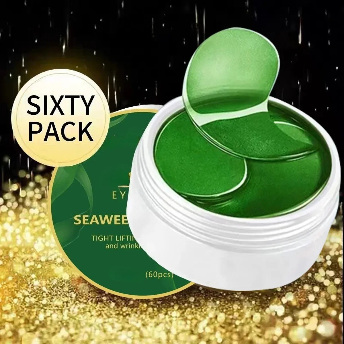 60pcs seaweed hyaluronic acid  - Sheet Mask Collagen recension och pris