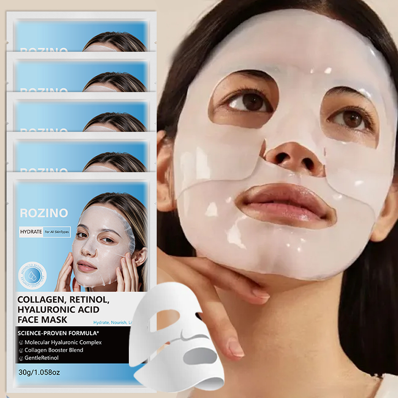 5Pcs/8Pcs/10Pcs-3 in 1 Collage - Sheet Mask Collagen recension och pris