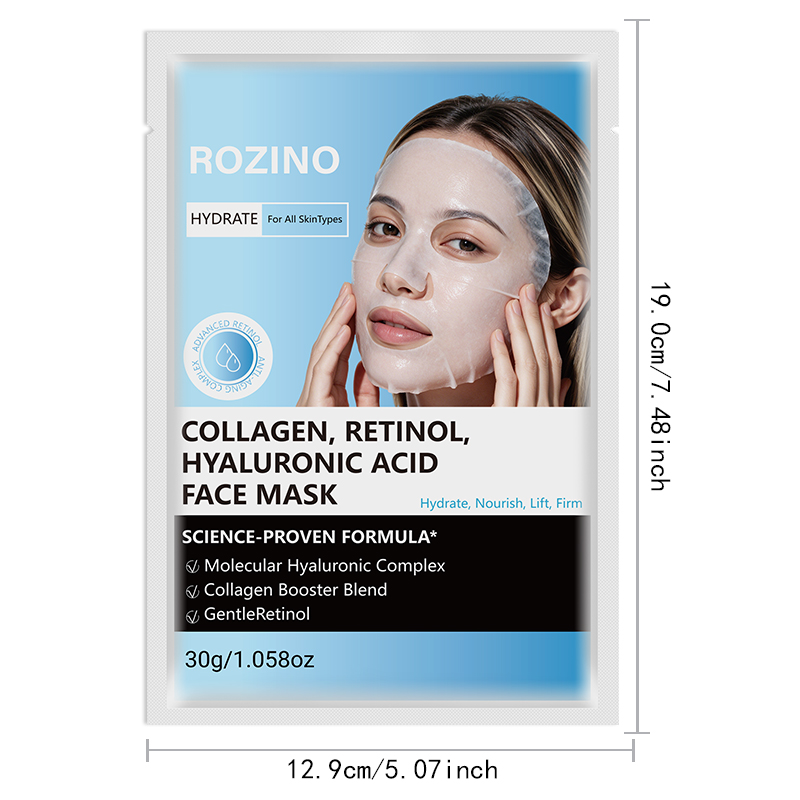 5Pcs/8Pcs/10Pcs-3 in 1 Collage - Sheet Mask Collagen recension och pris